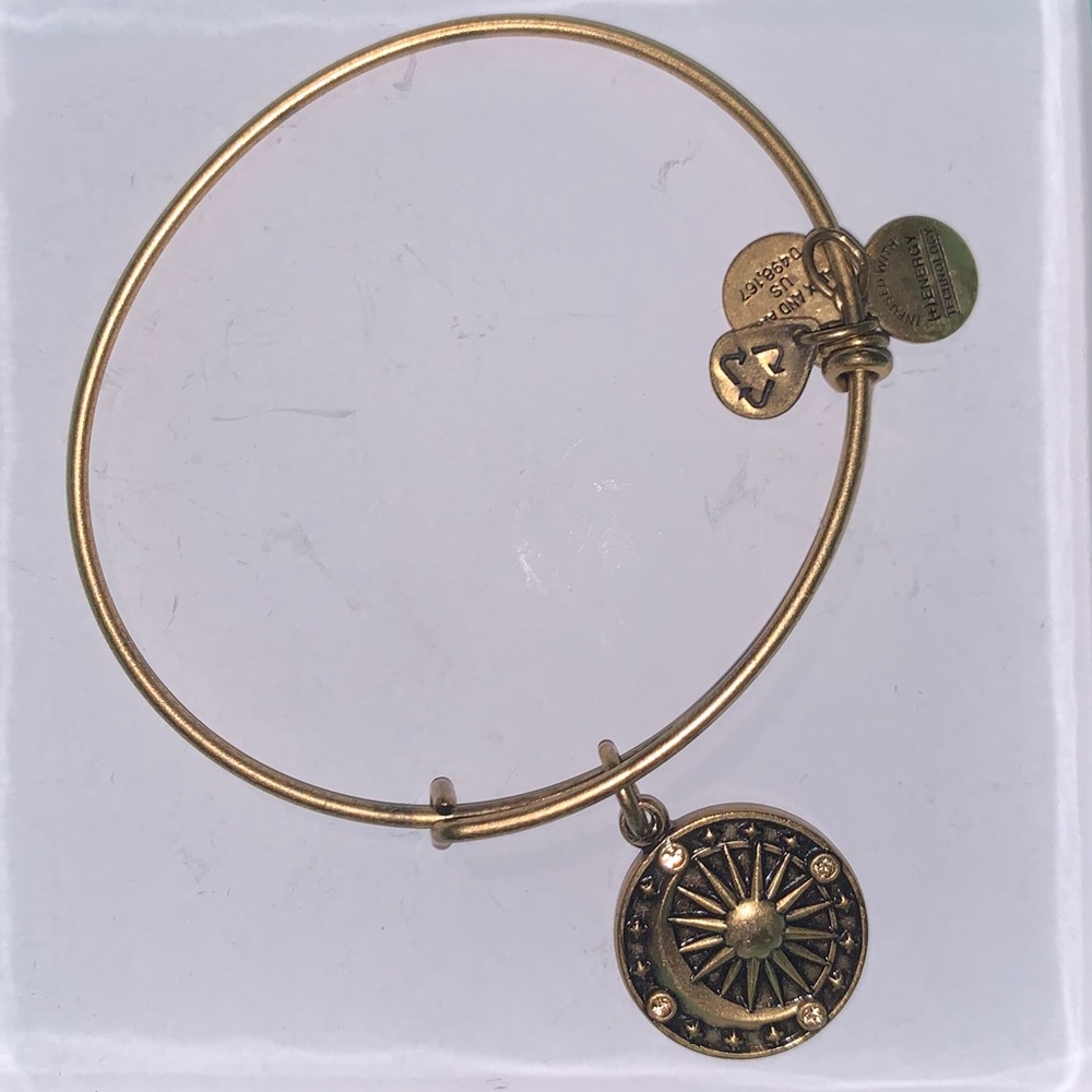 alex and ani gold bangle bracelet